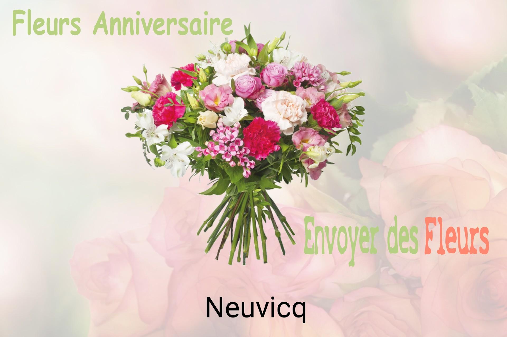 Bouquet de fleurs d’anniversaire livré à Neuvicq